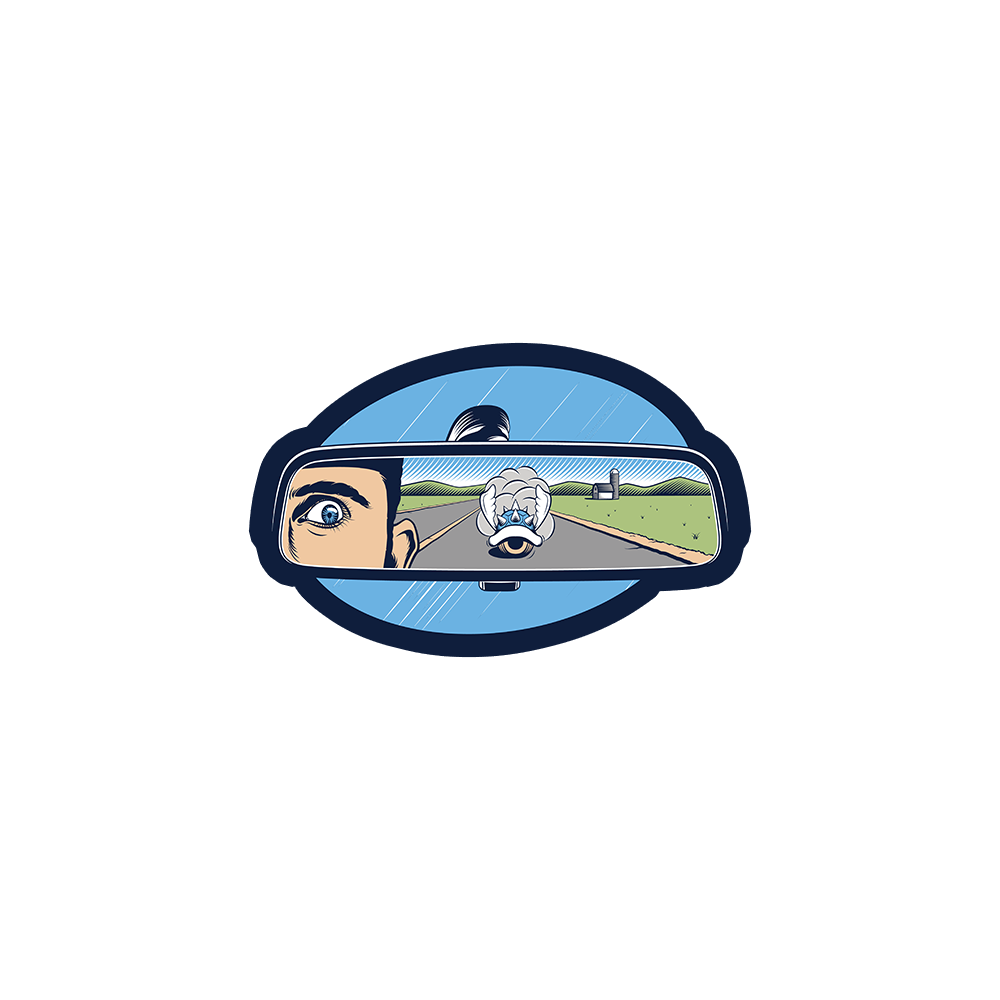 Incoming Turtle Shell Sticker