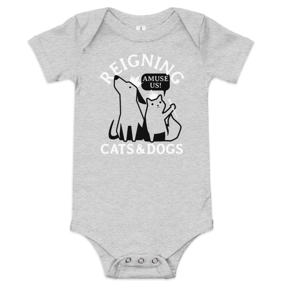 Reigning Cats And Dogs Kid's Onesie