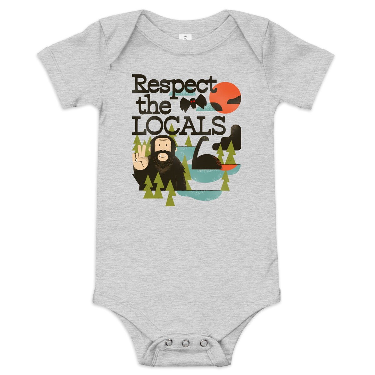 Respect The Locals Kid's Onesie