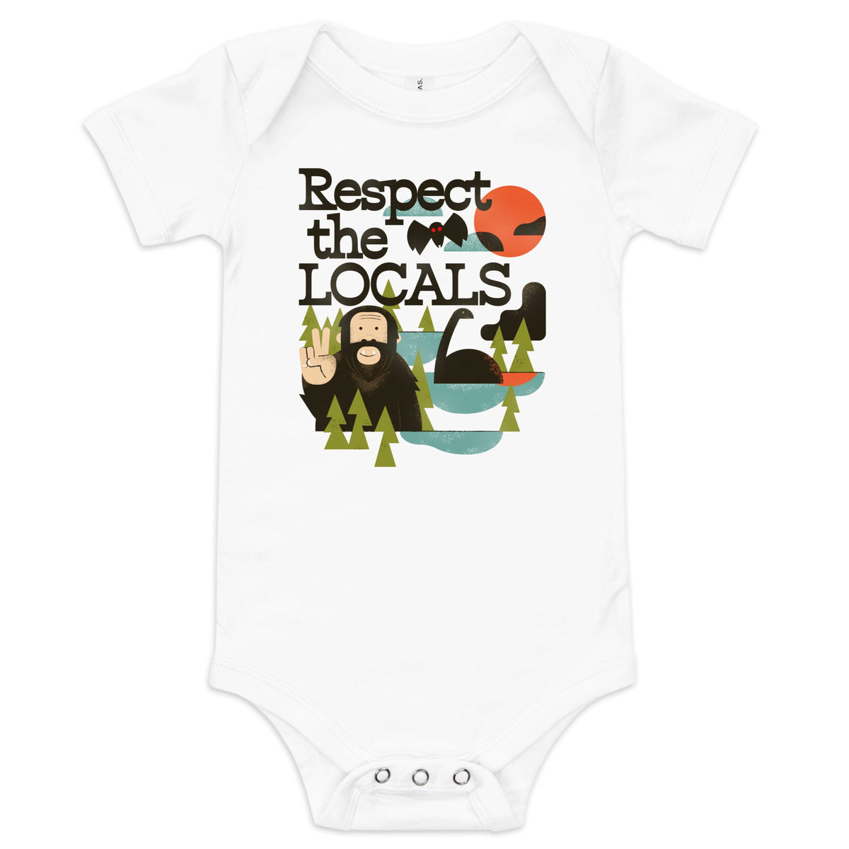 Respect The Locals Kid's Onesie