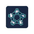 Rock Paper Scissors Lizard Spock Coaster