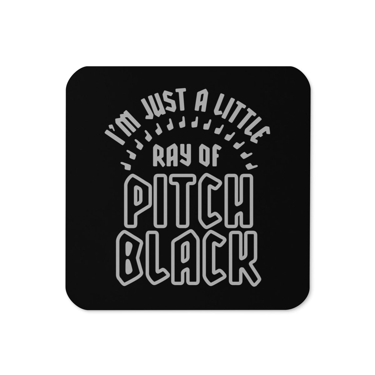 Ray Of Pitch Black Coaster