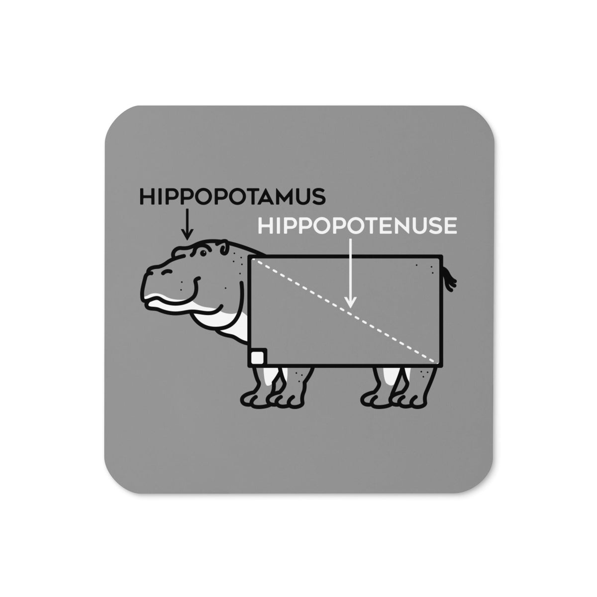 Hippopotenuse Coaster