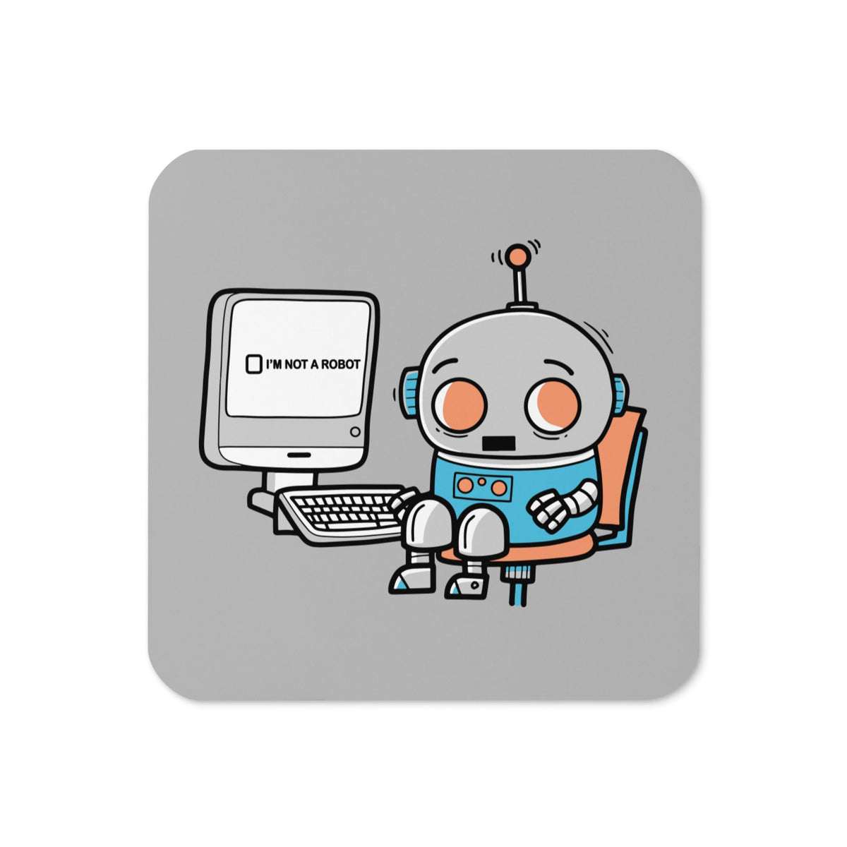 Robot Captcha Coaster