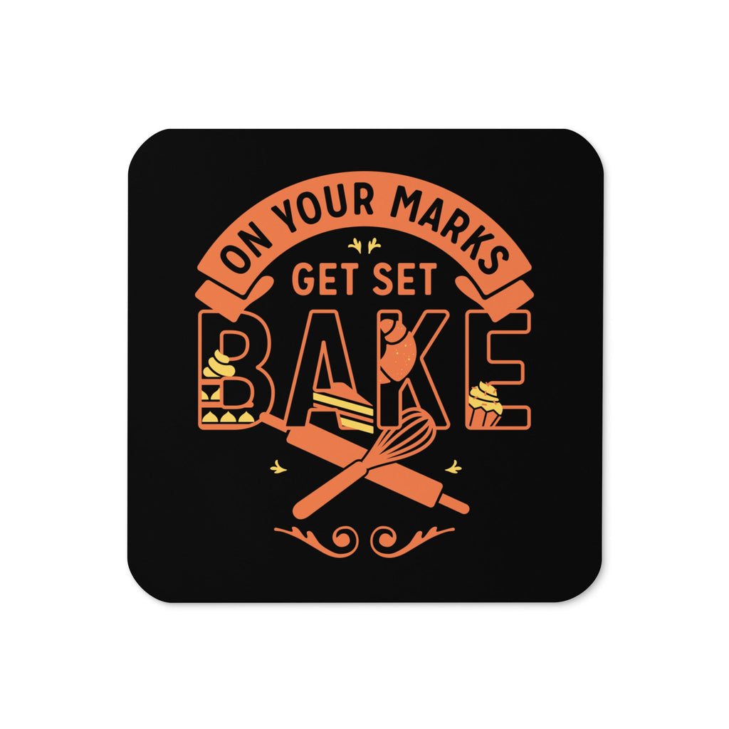 On Your Marks Get Set Bake Coaster