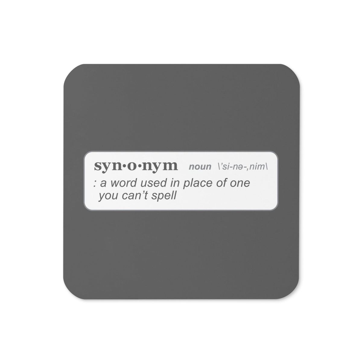 Synonym Definition Coaster
