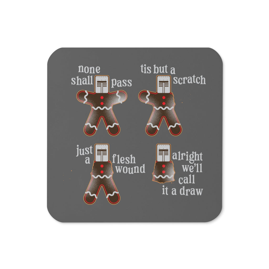 Alright We'll Call It A Draw Gingerbread Coaster
