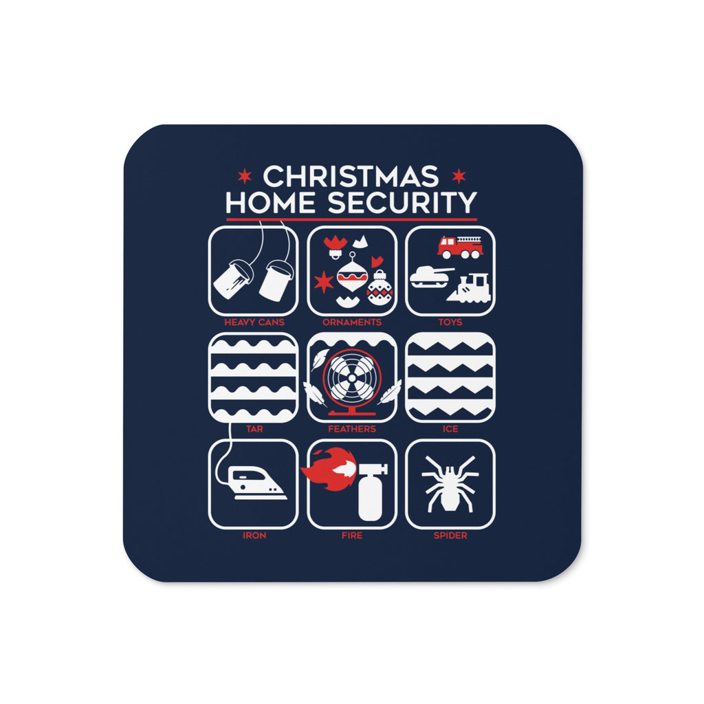 Christmas Home Security Coaster