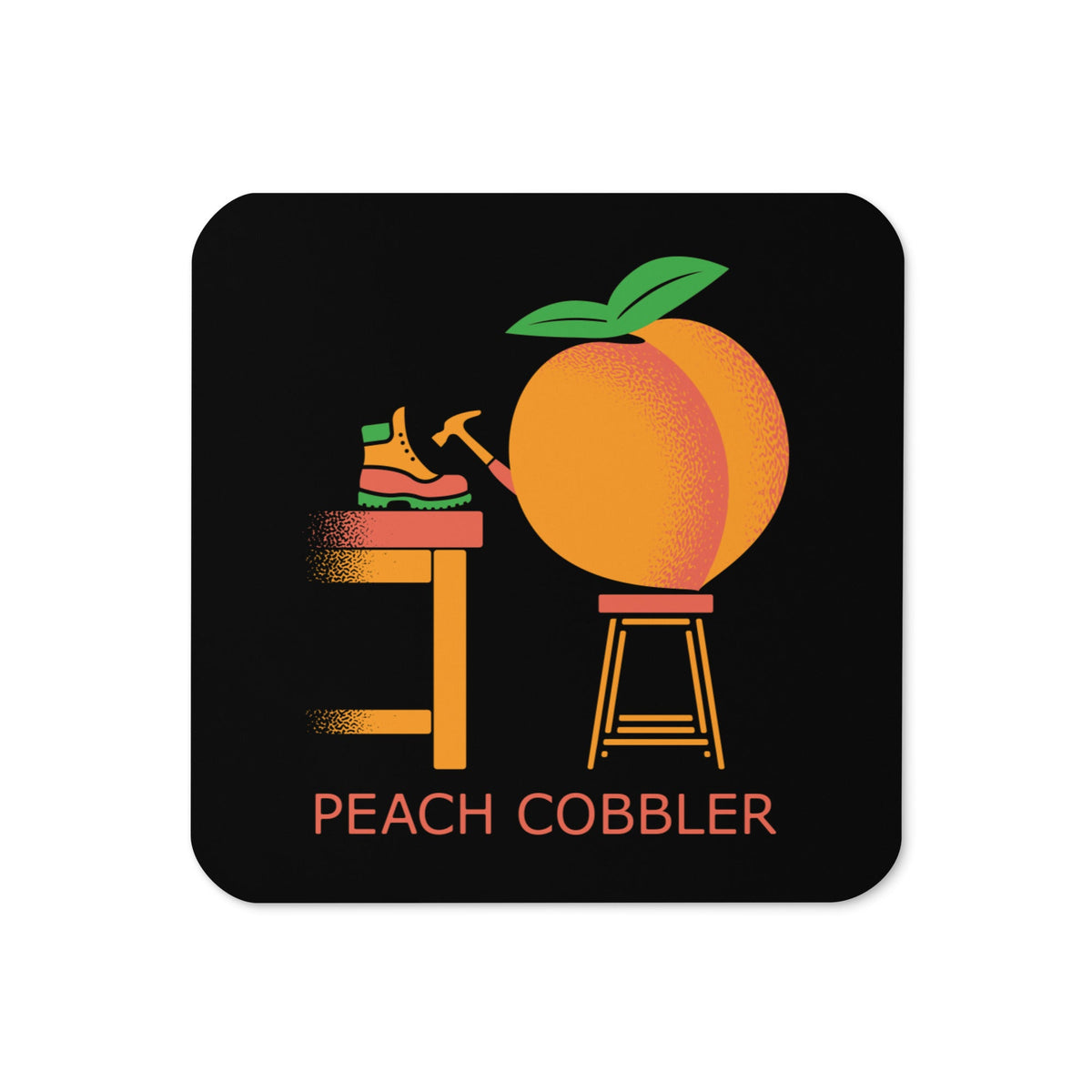 Peach Cobbler Coaster