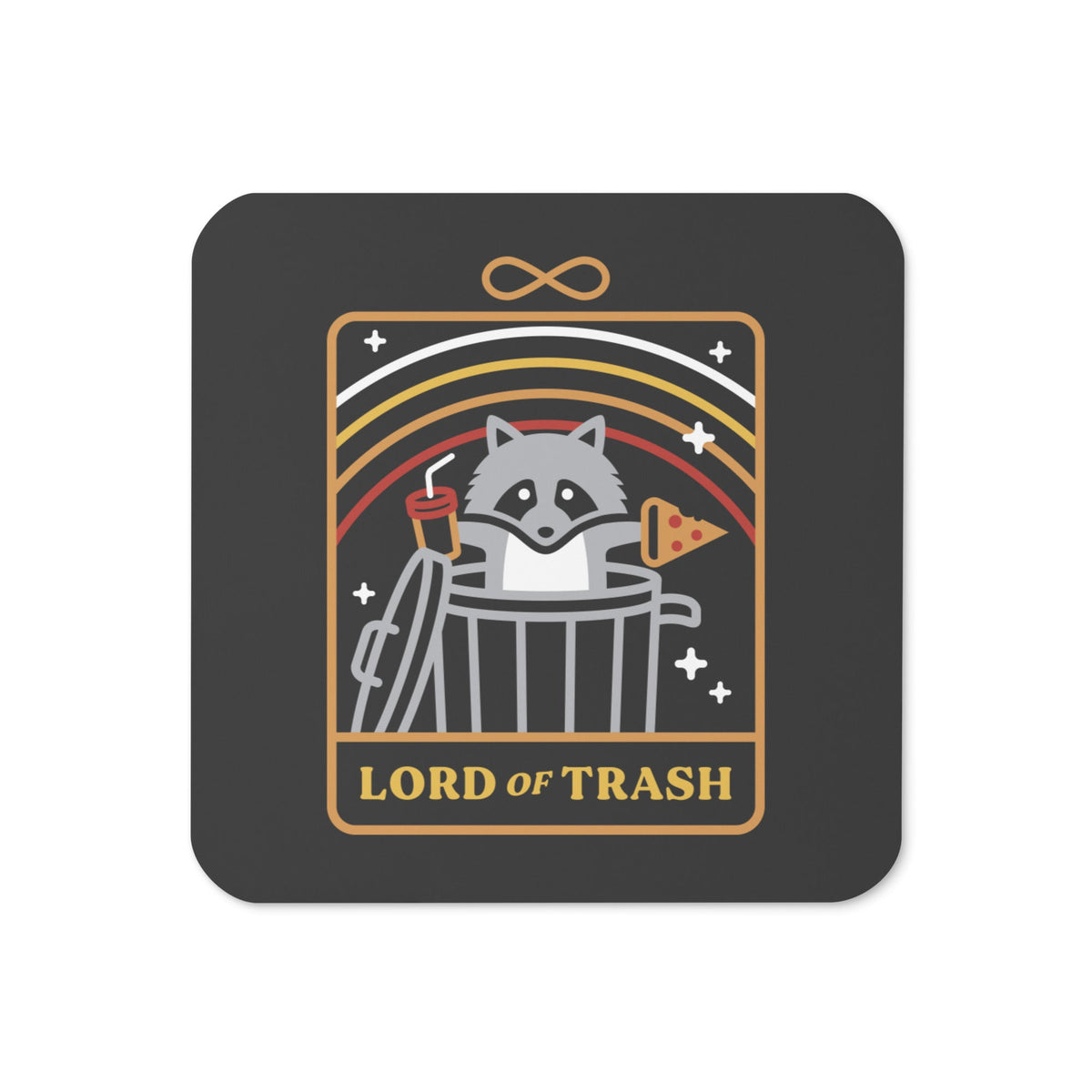 Lord Of Trash Tarot Coaster