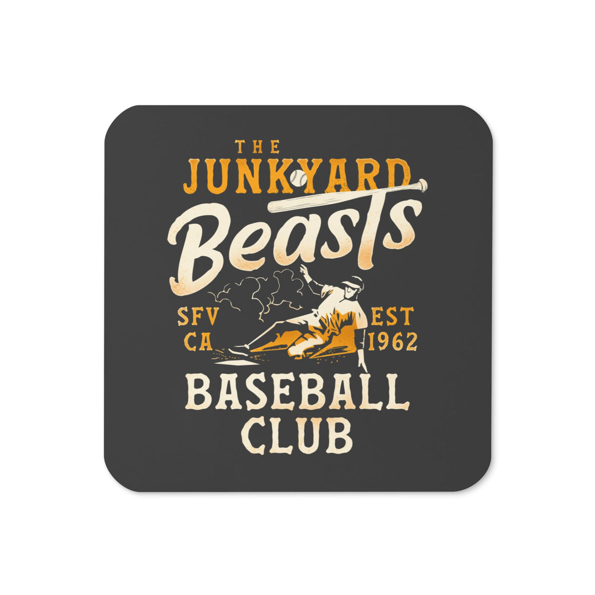 Junkyard Beasts Baseball Club Coaster
