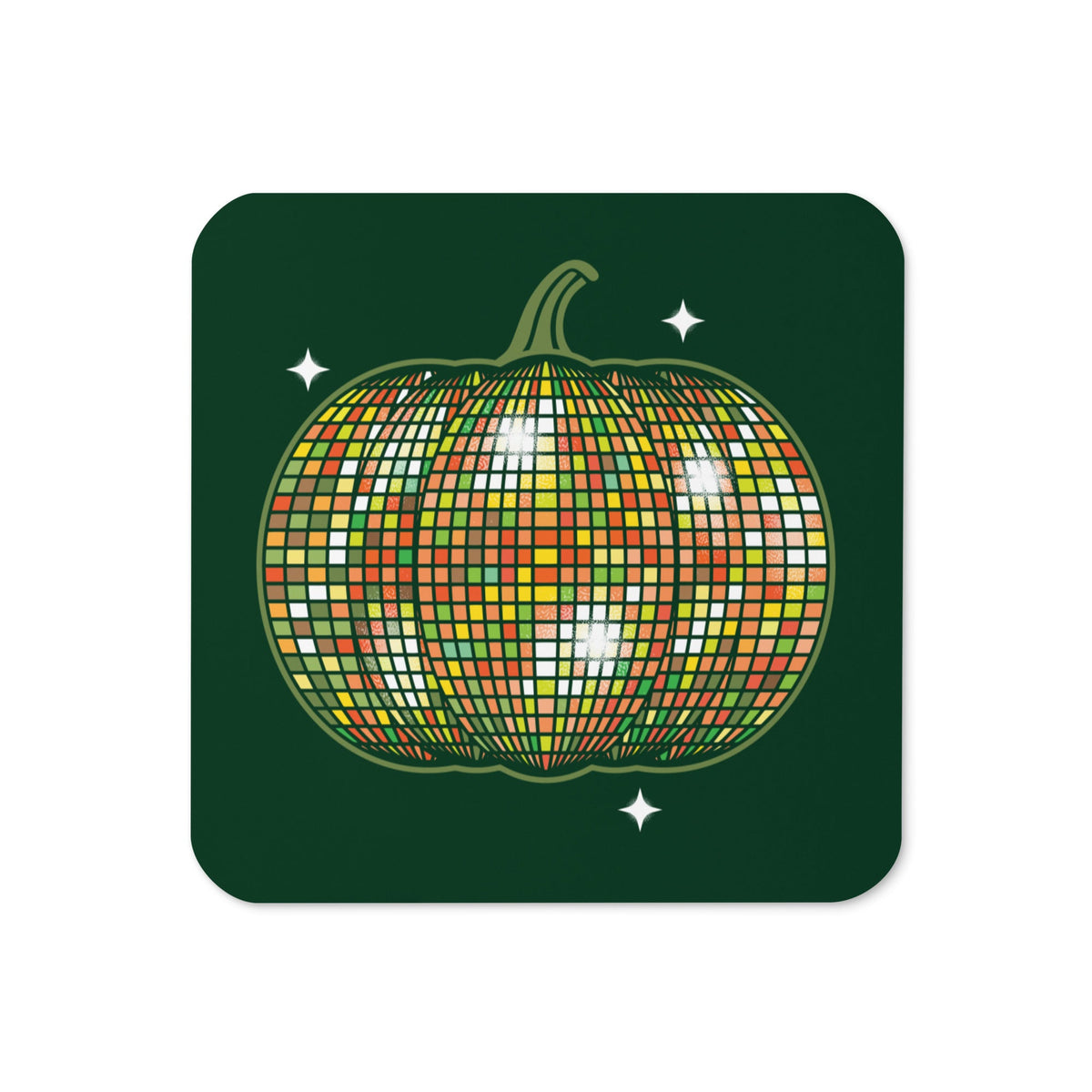Disco Pumpkin Coaster
