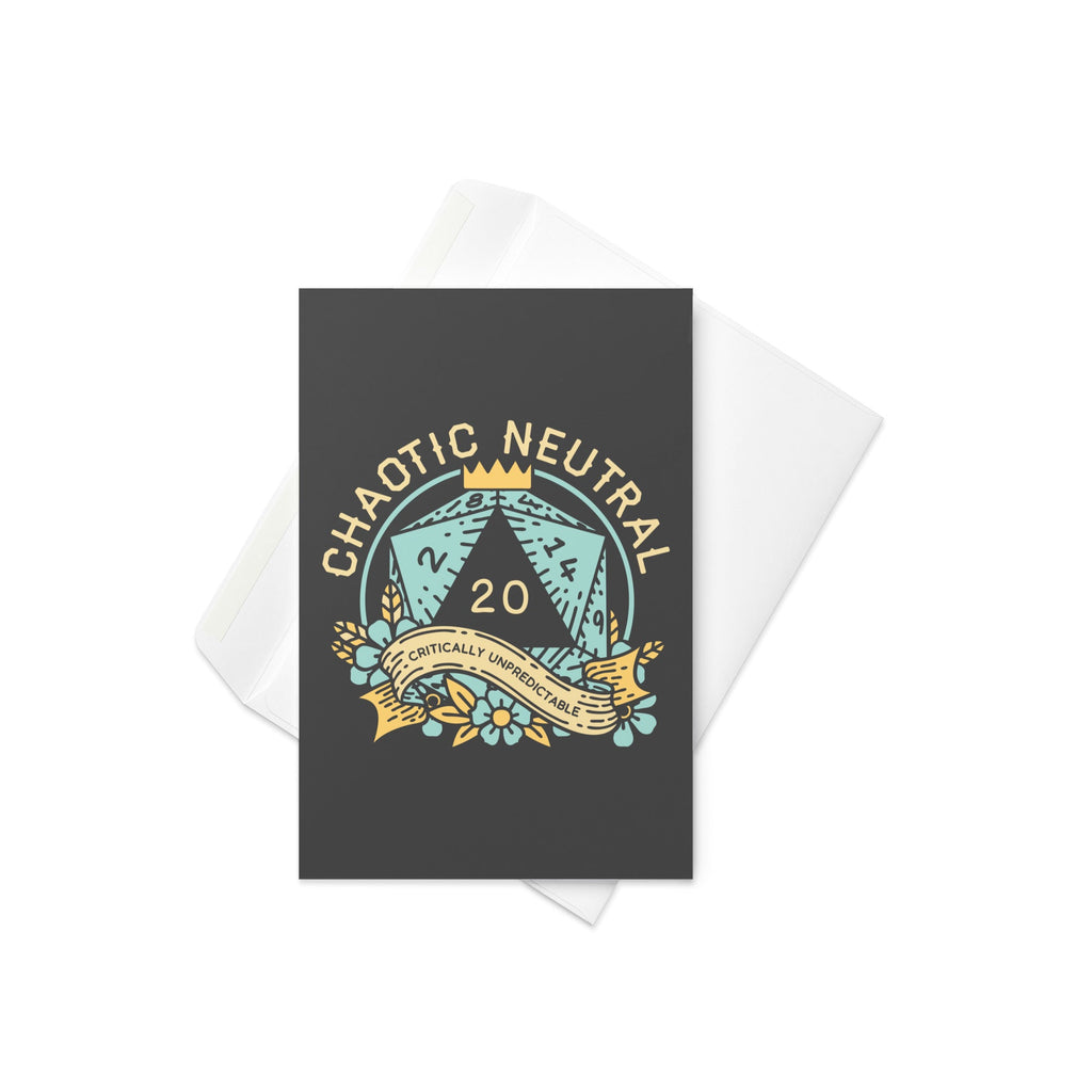 Chaotic Neutral Greeting Card