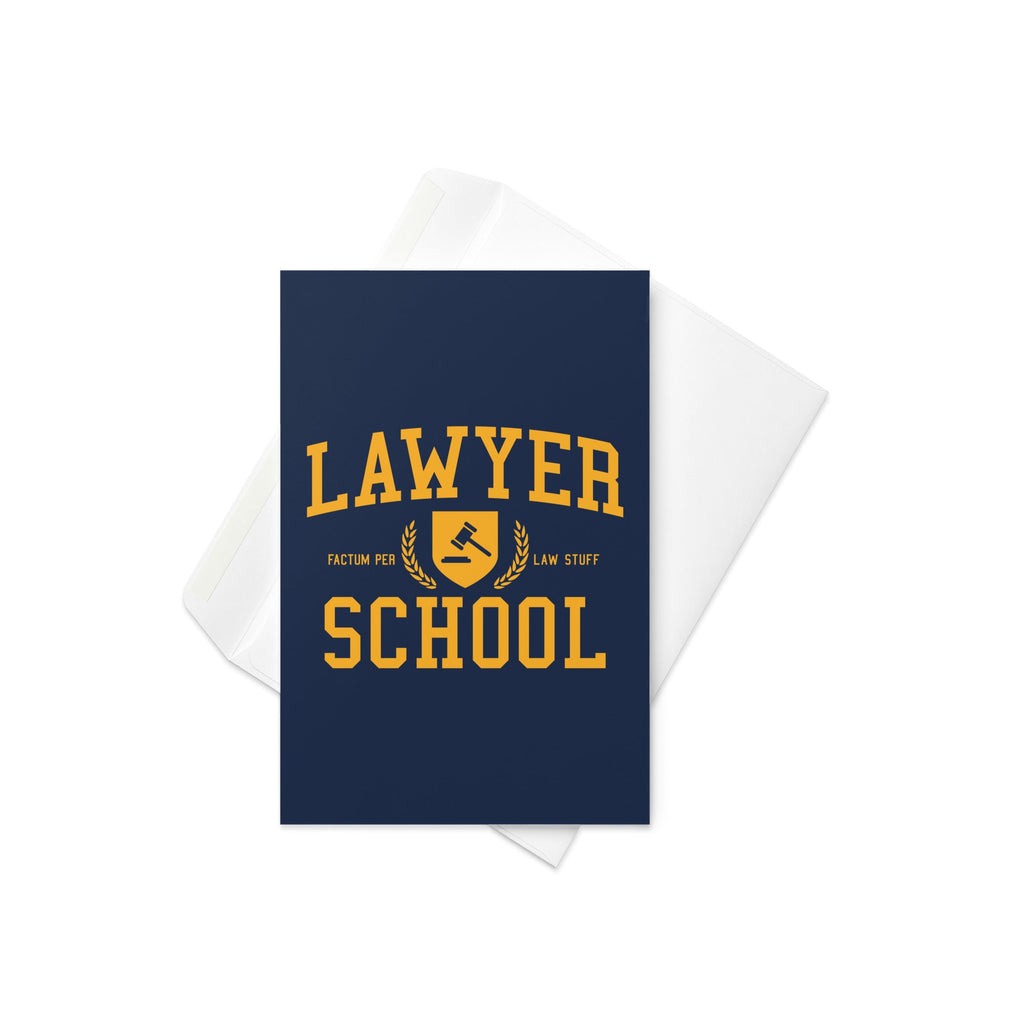 Lawyer School Greeting Card
