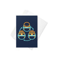 Rock Paper Scissors Paws Greeting Card