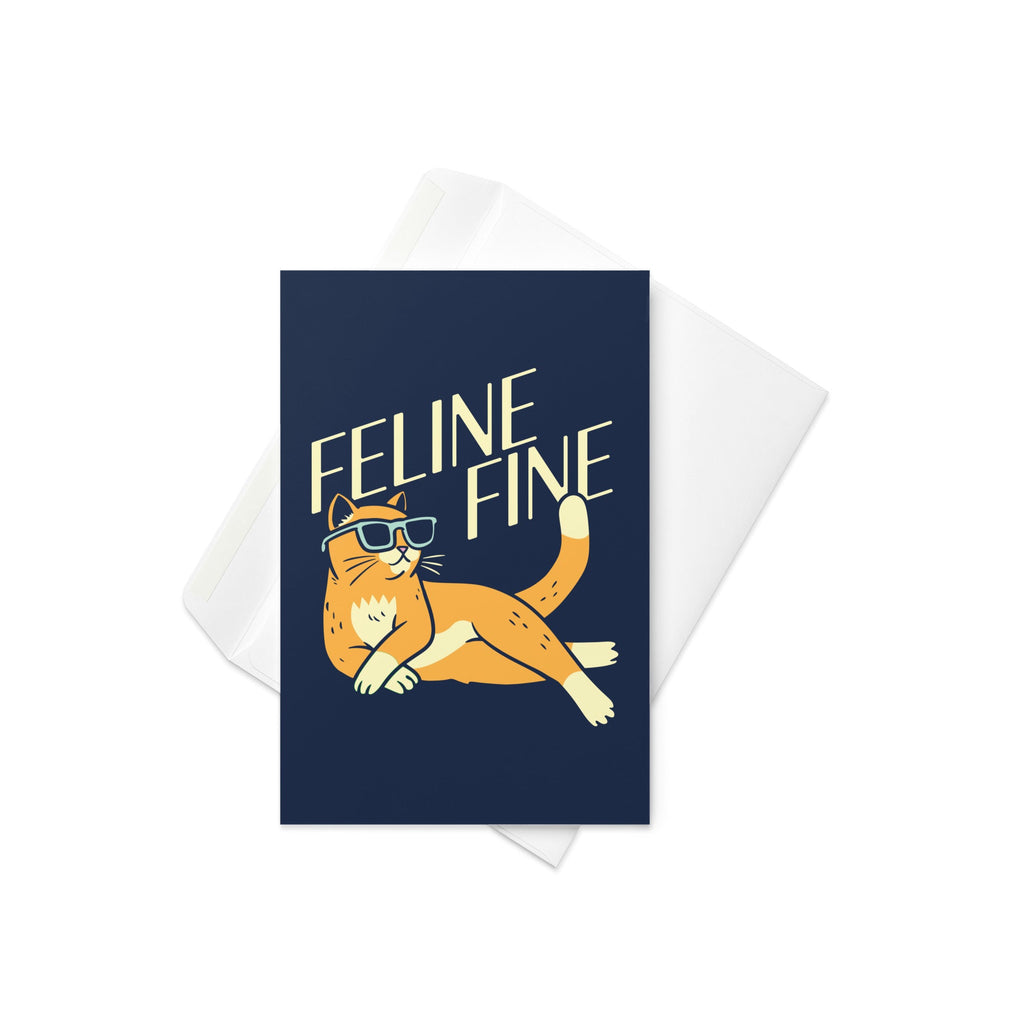 Feline Fine Greeting Card