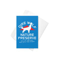 Dire Wolf Nature Preserve Greeting Card