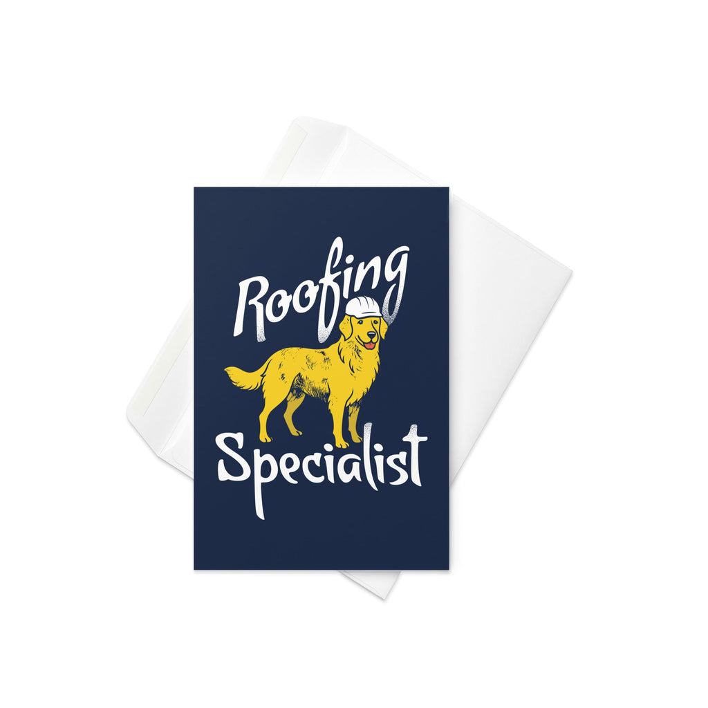 Roofing Specialist Greeting Card