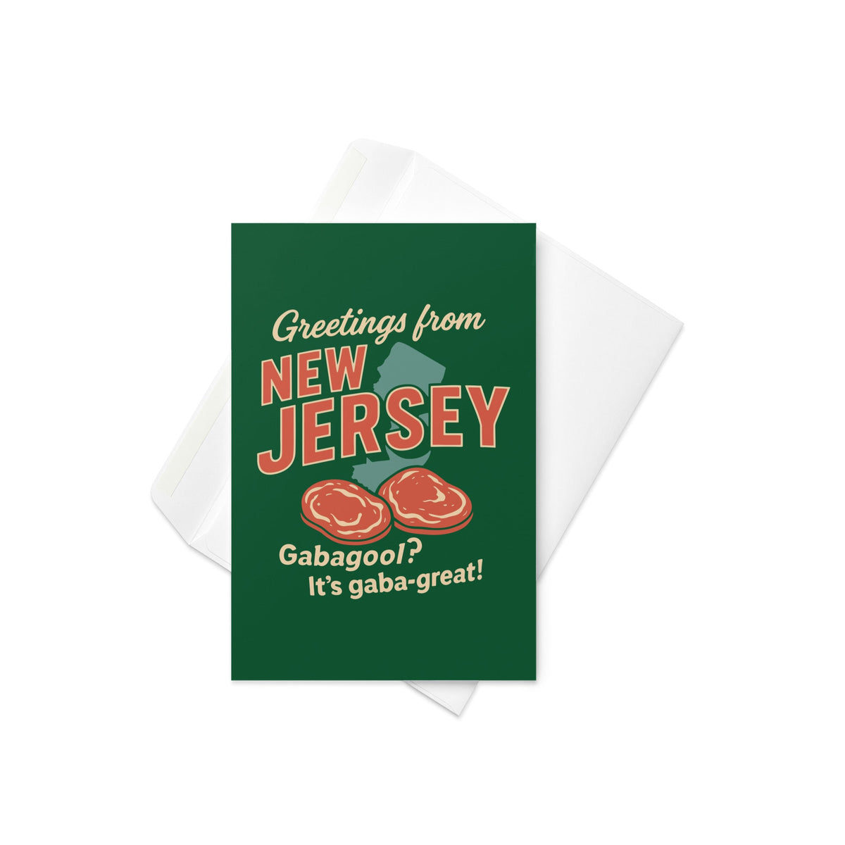 Greetings From New Jersey Greeting Card