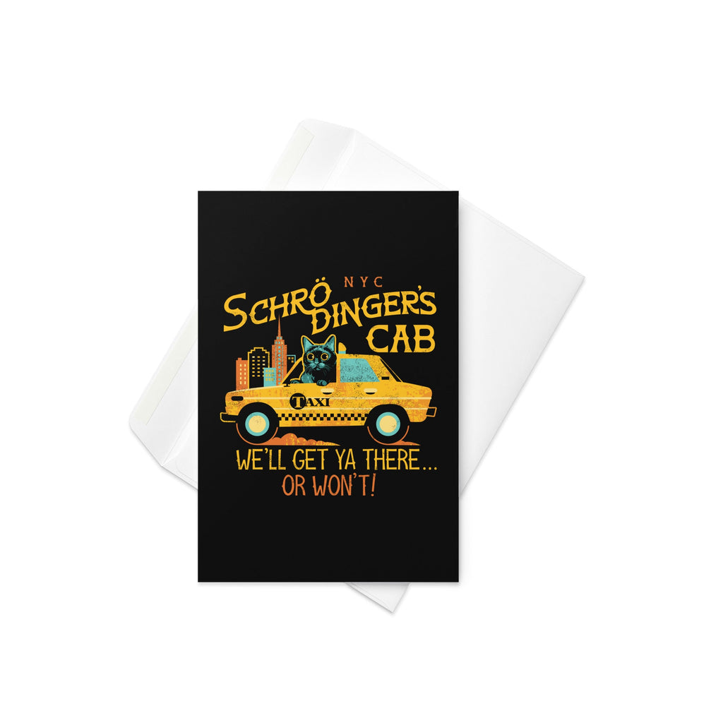 Schrodinger's Cab Greeting Card