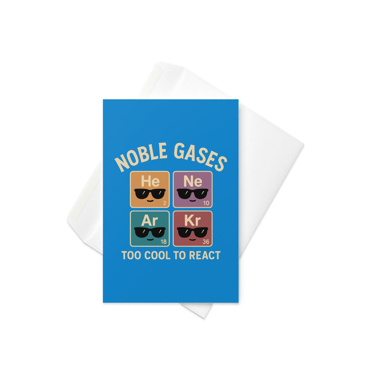 Noble Gases Greeting Card