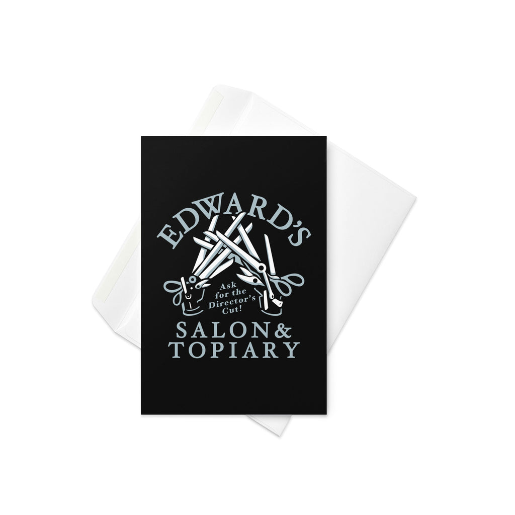 Edward's Salon and Topiary Greeting Card