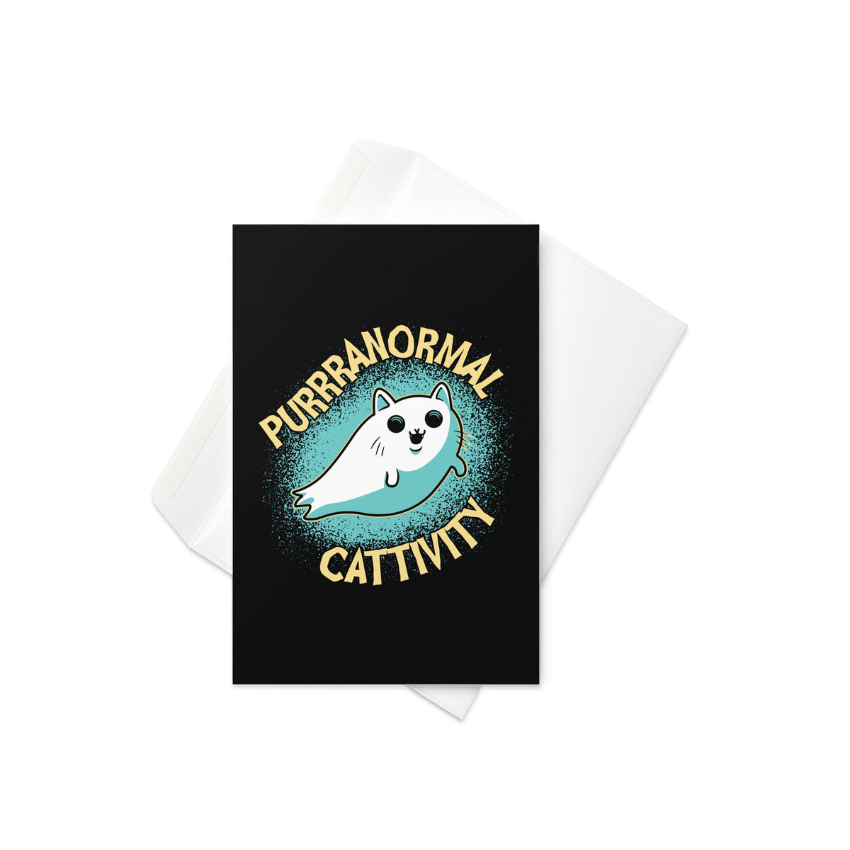 Purrranormal Cattivity Greeting Card