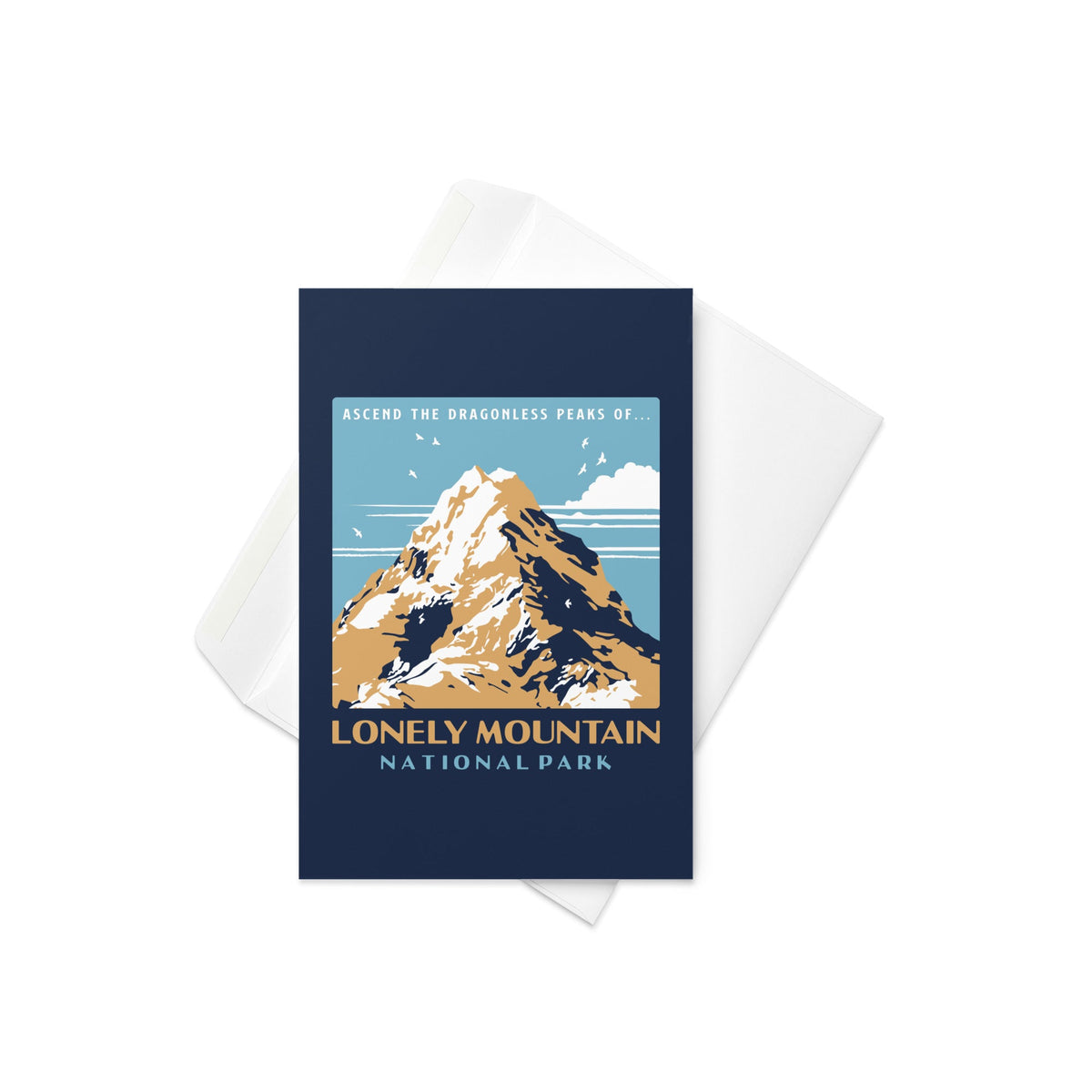 Lonely Mountain National Park Greeting Card
