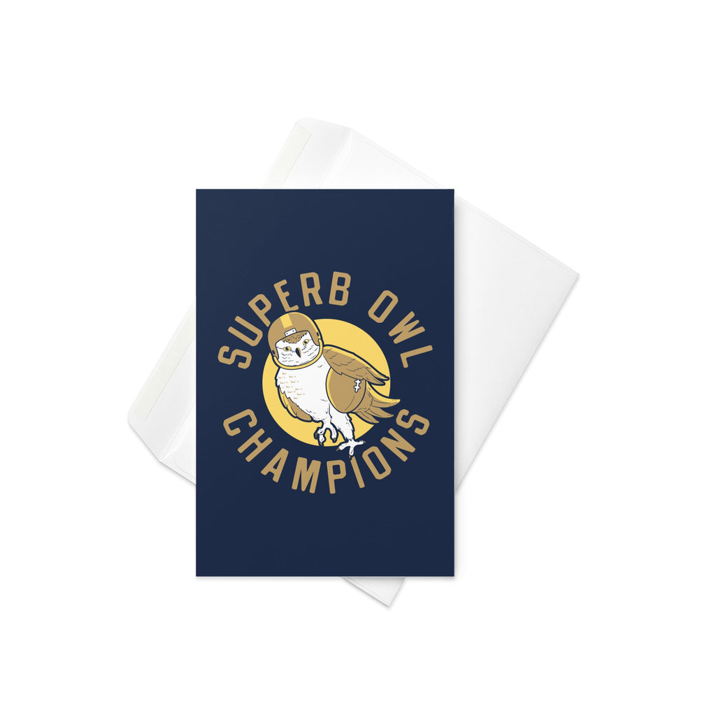 Superb Owl Greeting Card