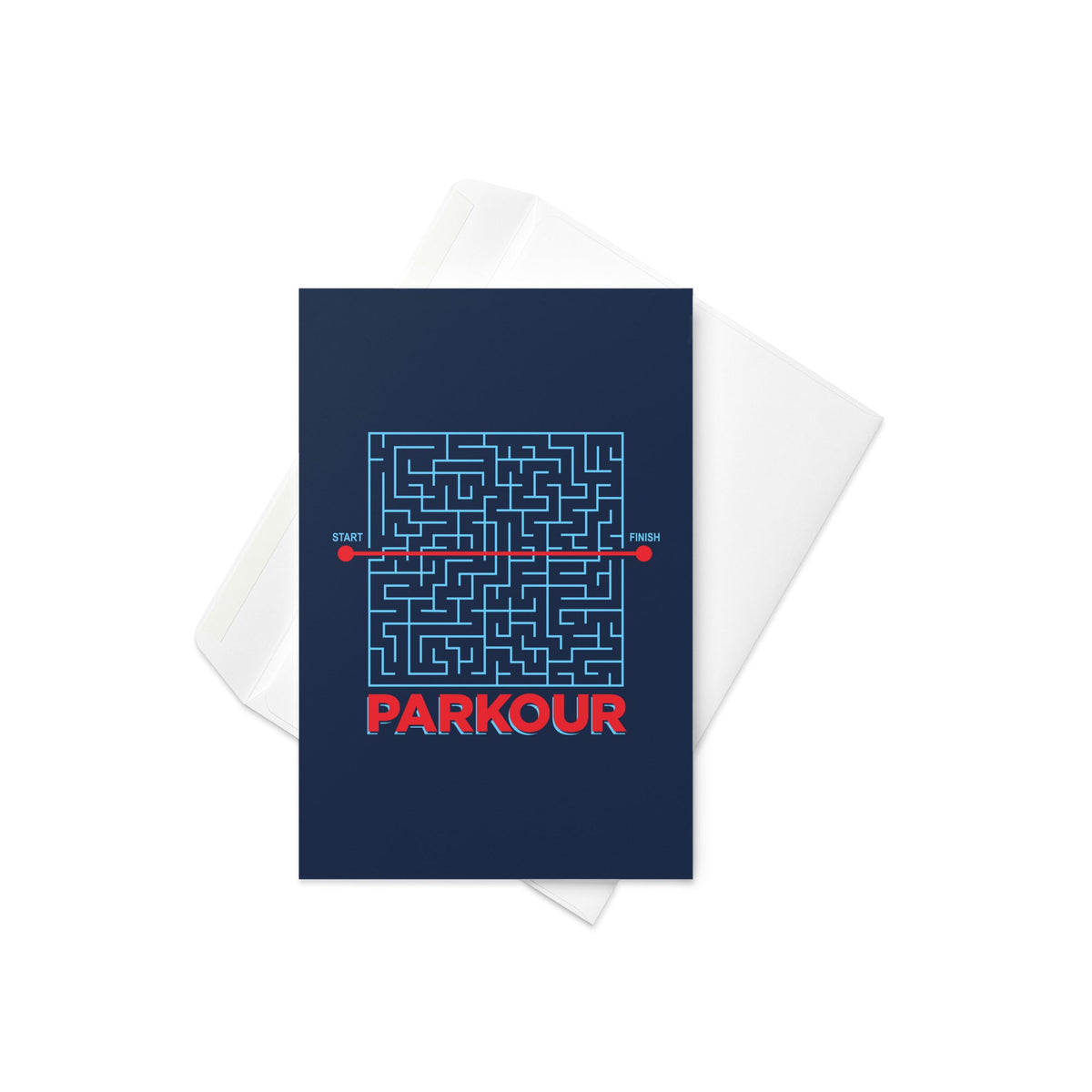 Parkour Greeting Card