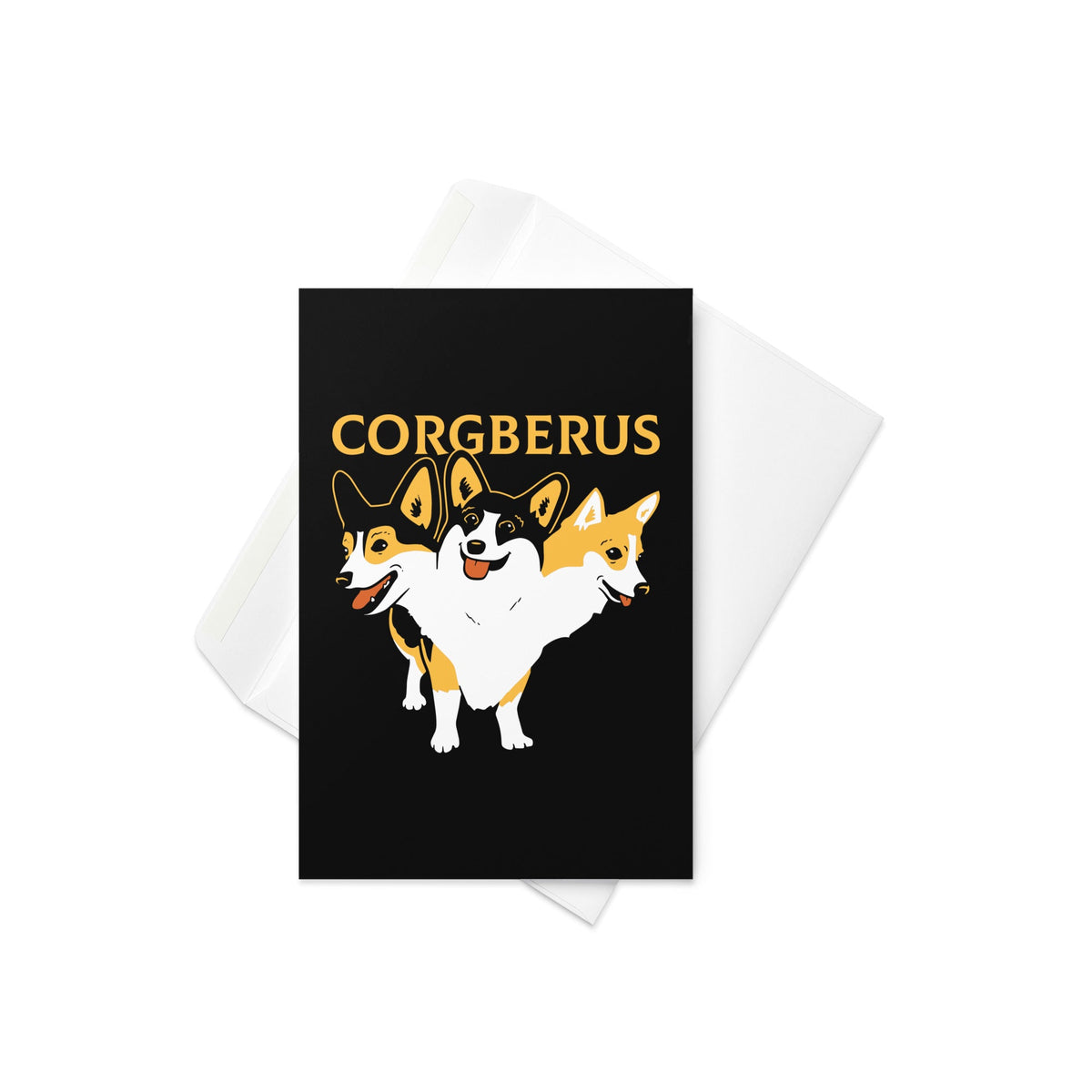 Corgberus Greeting Card
