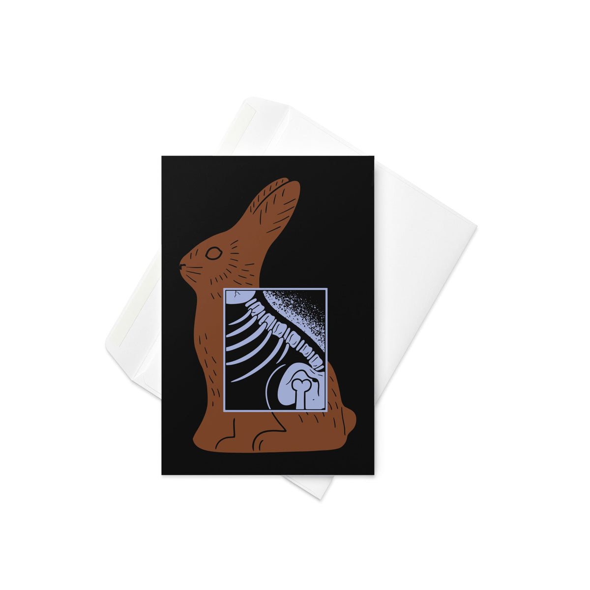 Bunny X-Ray Greeting Card