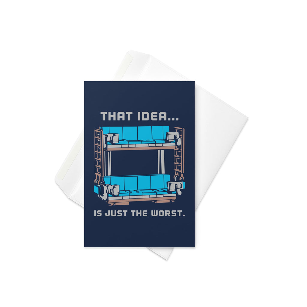 Double Decker Couch Greeting Card