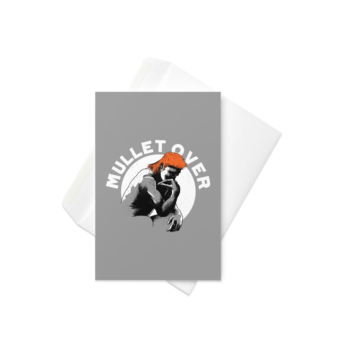 Mullet Over Greeting Card