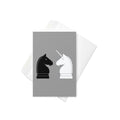 Chess Unicorn Greeting Card