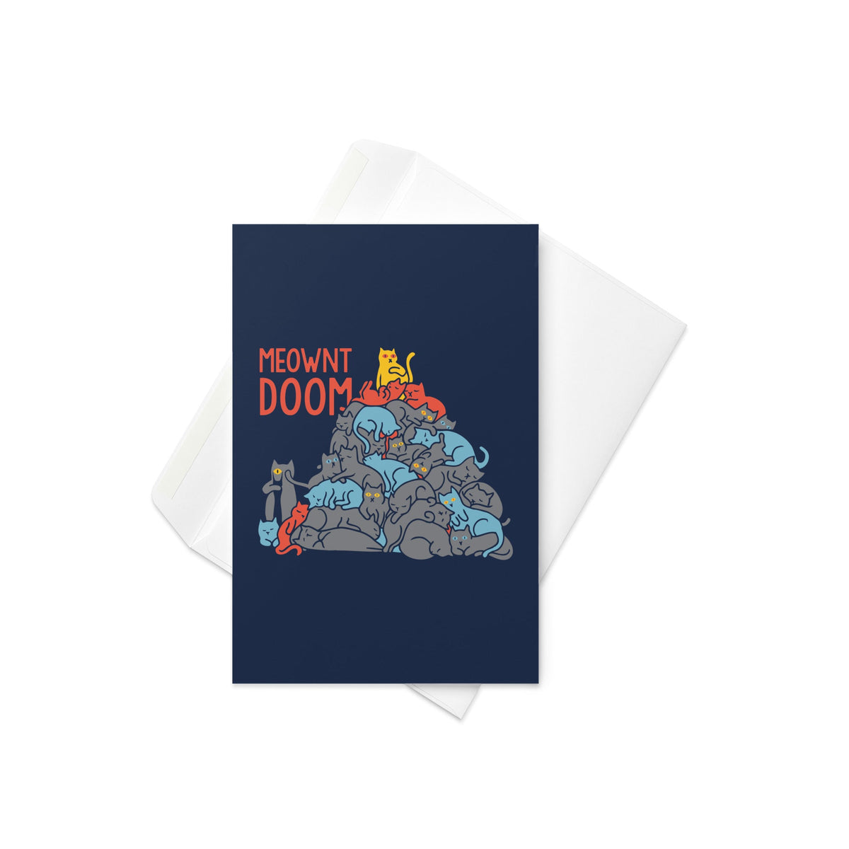 Meownt Doom Greeting Card
