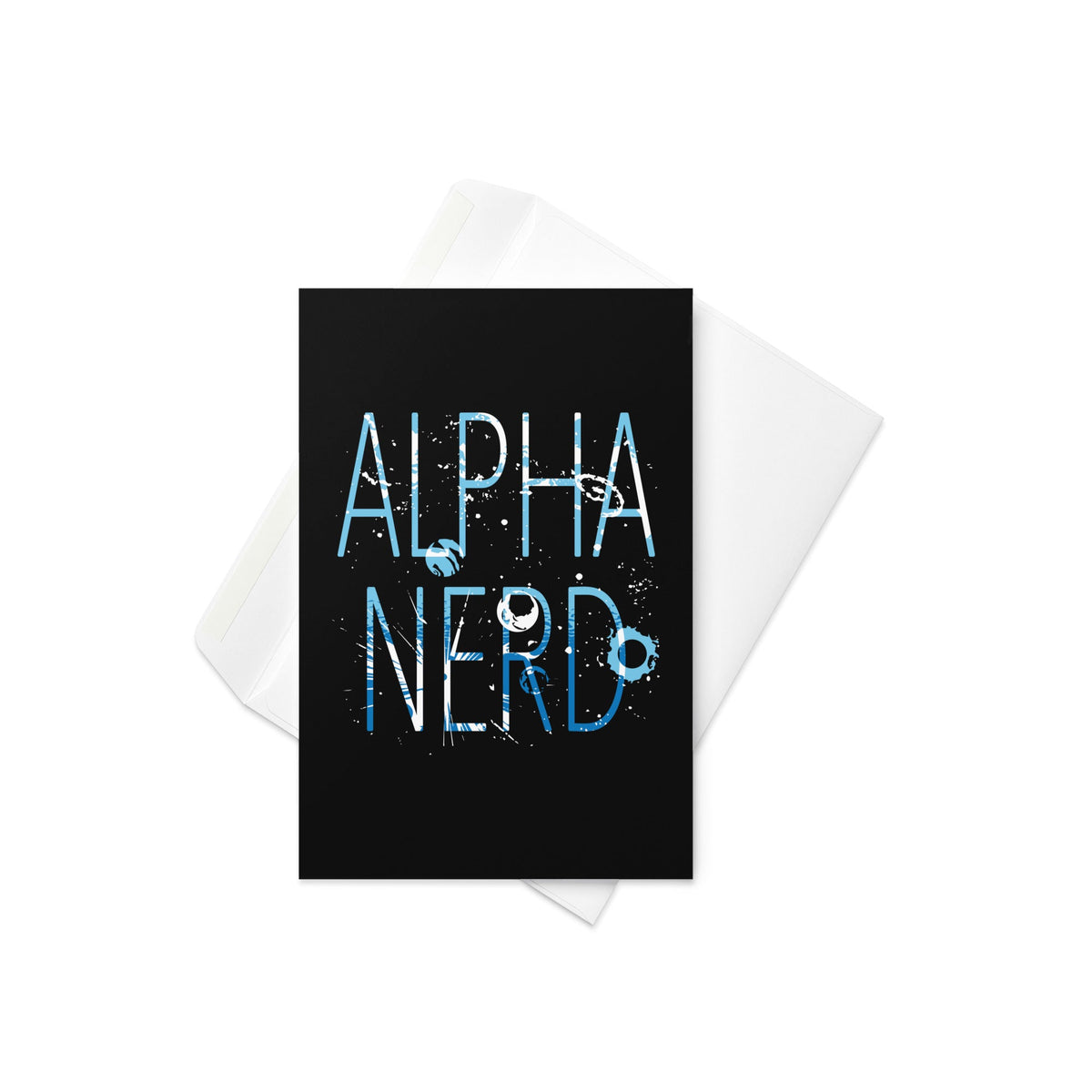 Alpha Nerd Greeting Card