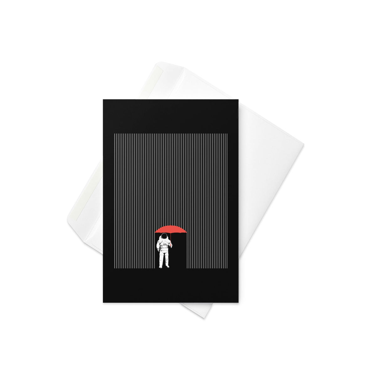 Meteor Shower Greeting Card