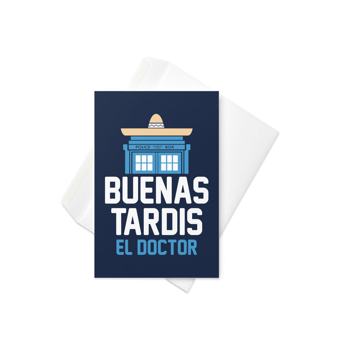 Buenas Tardis Greeting Card