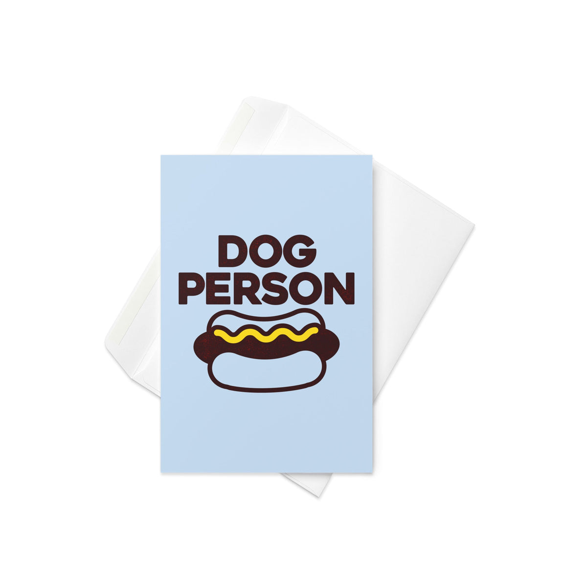 Dog Person Greeting Card
