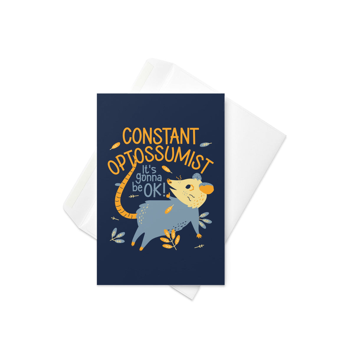 Constant Optossumist Greeting Card