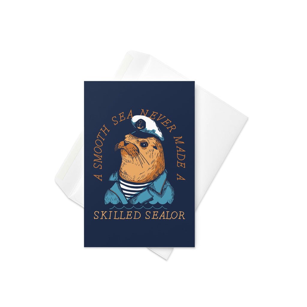 Skilled Sealor Greeting Card