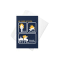 Stop Drop Roller Coaster Greeting Card