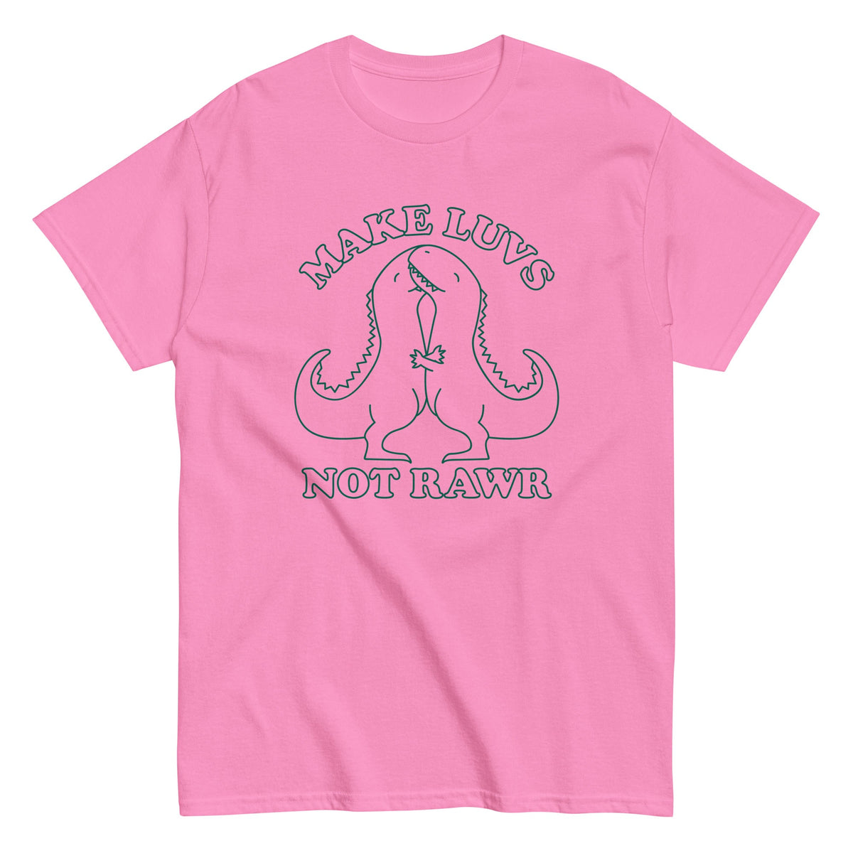 Make Luvs Not Rawr Men's Classic Tee