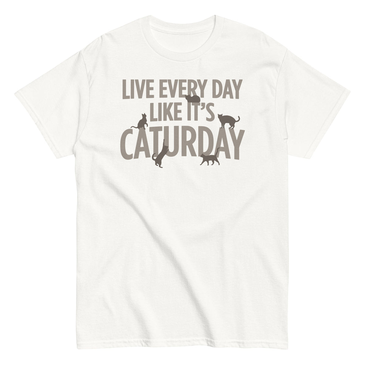 Live Every Day Like It's Caturday Men's Classic Tee