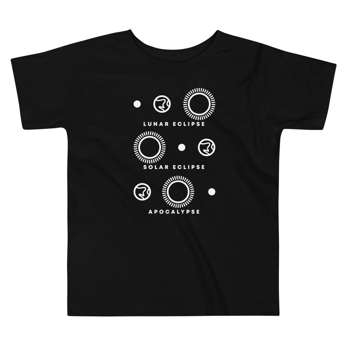 Lunar Eclipse Solar Eclipse Apocalypse Kid's Toddler Tee
