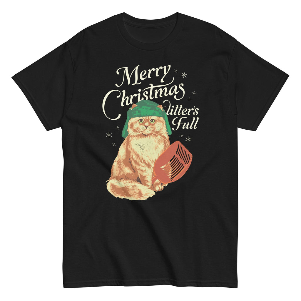 Merry Christmas Litter's Full Men's Classic Tee