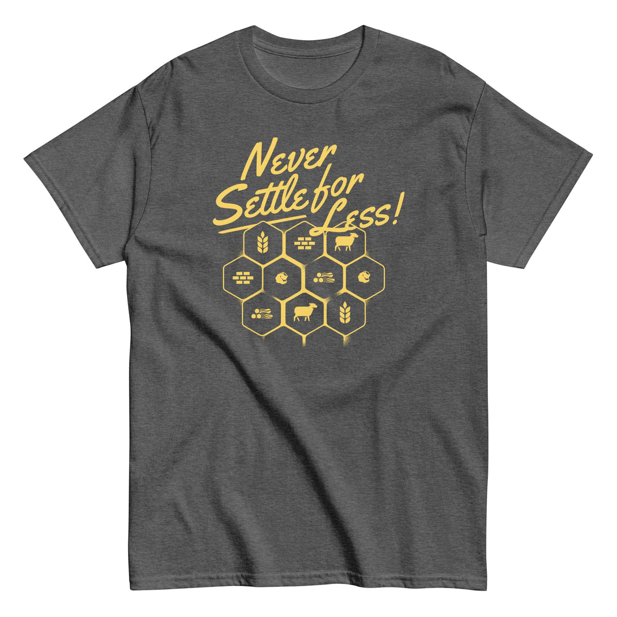 Never Settle For Less Men's Classic Tee
