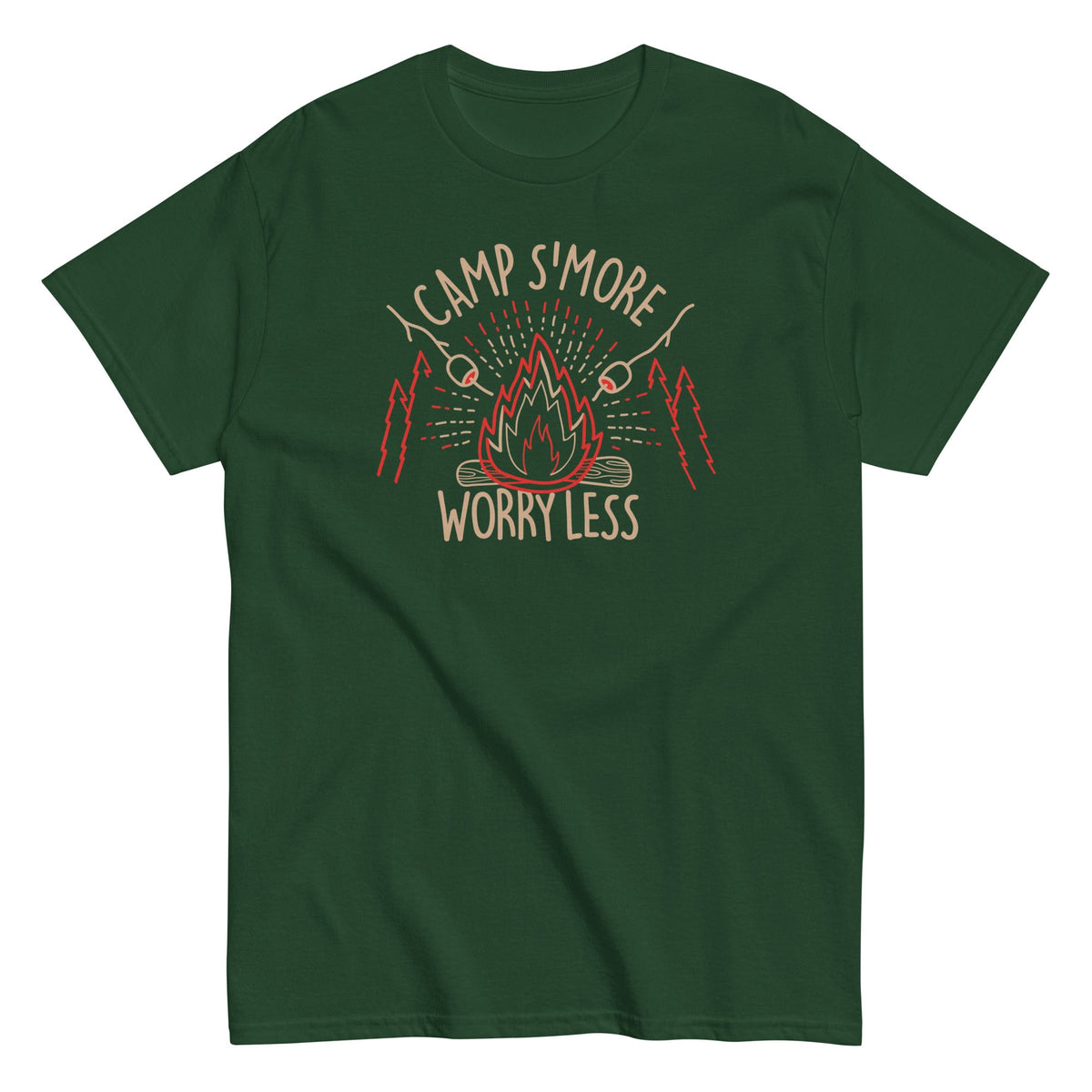 Camp S'more Worry Less Men's Classic Tee