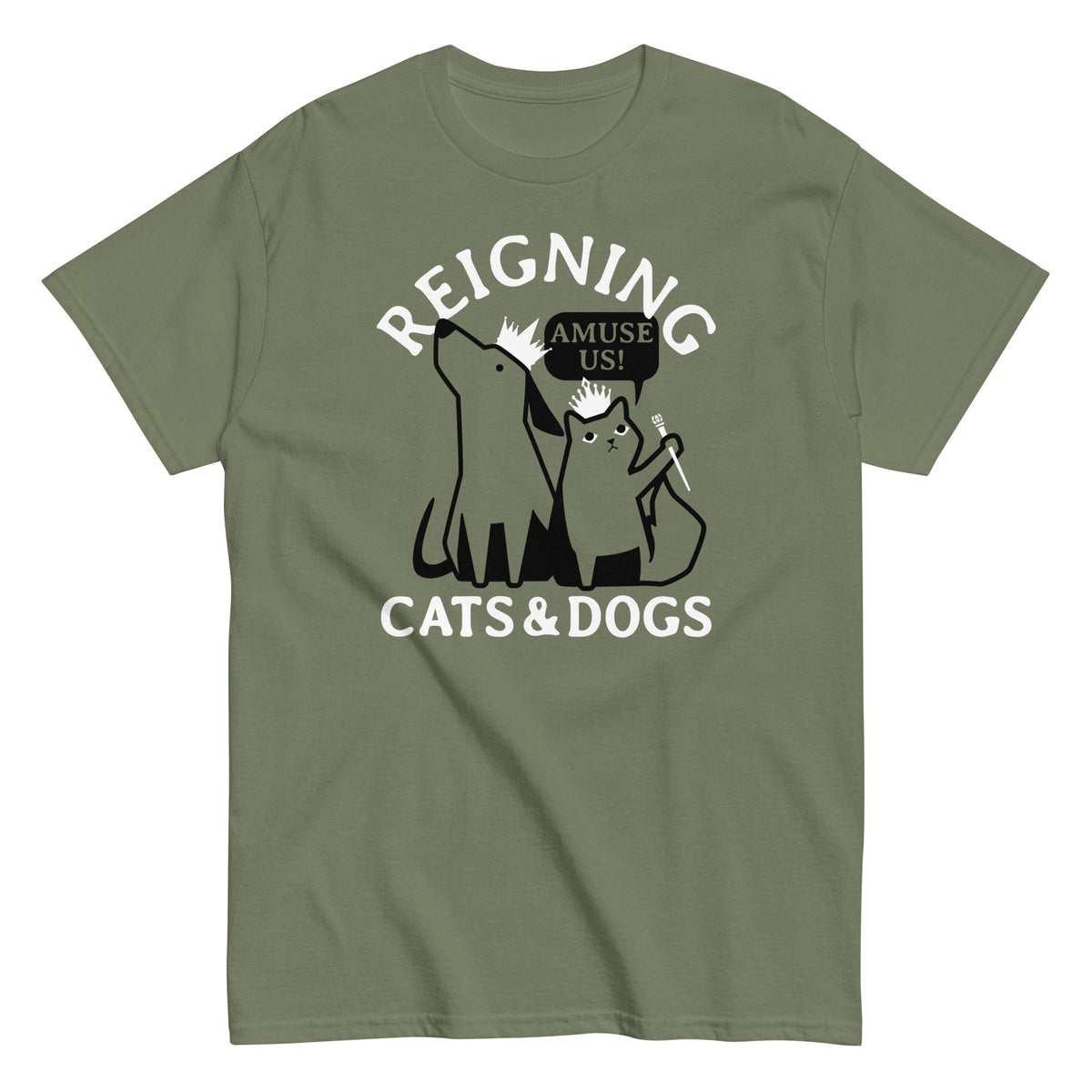 Reigning Cats And Dogs Men's Classic Tee